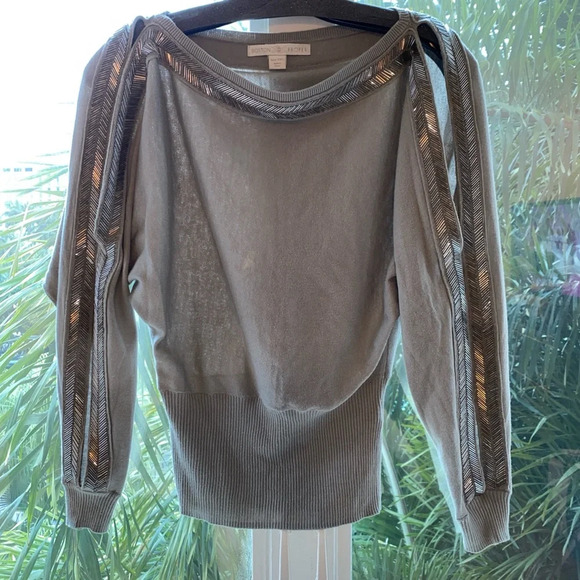 Boston Proper Embellished Sweater - Picture 1 of 10